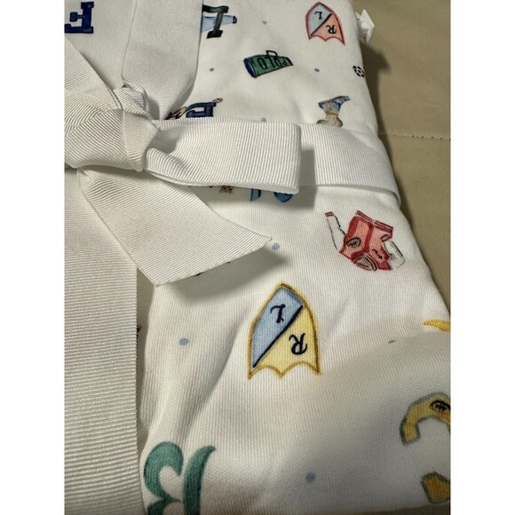 NWT RALPH LAUREN X RILEY  SHEEHEY BABY GIRLS BOYS BLANKET LOGO PRINT - Picture 11 of 14